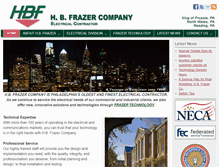 Tablet Screenshot of hbfrazer.com